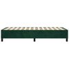 vidaXL Struttura Letto a Rete a Molle Verde Scuro 100x200 cm in Velluto
