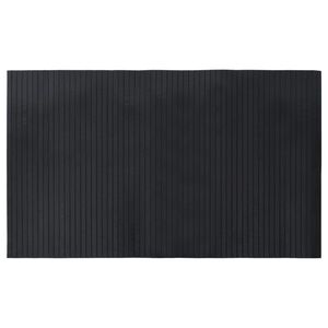 vidaXL Tappeto Rettangolare Nero 60x100 cm in Bamb&ugrave;