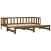 vidaXL Dormeuse Estraibile Ambra 2x(90x190) cm Legno Massello di Pino