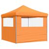 vidaXL Tenda Party Arancione 292 x 292 x 315 cm Tessuto Oxford