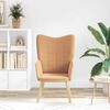vidaXL poltrona Beige 62 x 67 x 95,5 cm Tessuto Sherpa