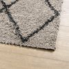 vidaXL Tappeto Shaggy PAMPLONA Pelo Lungo Beige e Antracite 160x230 cm