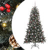 vidaXL Albero di Natale artificiale con 300 LED Verde 210 cm