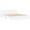 vidaXL Struttura del letto Bianco 137 x 190 cm Legno multistrato