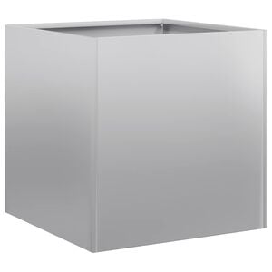 vidaXL Fioriera 40x40x40 cm in Acciaio Zincato