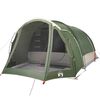vidaXL Tenda Familiare per 6 Persone Verde Impermeabile