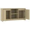 vidaXL Mobile Porta TV Rovere Sonoma 102x37,5x52,5 cm in Truciolato