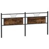 vidaXL Giroletto senza Materasso Rovere Marrone 107x203 cm Truciolato