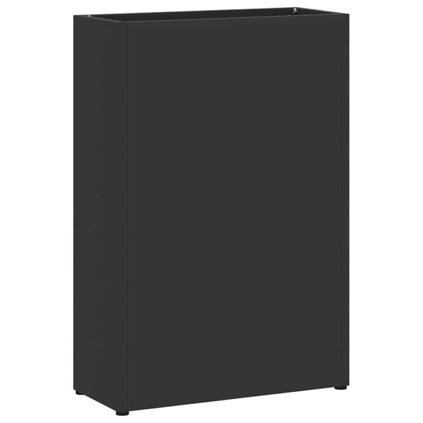 vidaXL Supporto per Ombrellone Nero 28 x 12 x 41 cm Acciaio