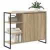 vidaXL Mobile laterale Sonoma 96.5 x 30 x 75 cm Legno multistrato
