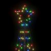 vidaXL Albero di Natale a LED con Punte 220 LED Colorato 180 cm