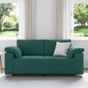 vidaXL Divano Verde Scuro 180 x 77 x 82 cm Tessuto