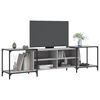 vidaXL Mobile Porta TV Grigio Sonoma 203x37x50 cm in Legno Multistrato