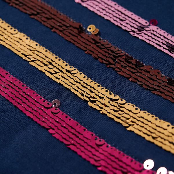 Abito in Felpa da Bambina Blu Marino 104