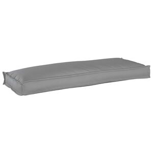 vidaXL Cuscino per panca pallet Grigio 110 x 40 x 8 cm Tessuto Oxford