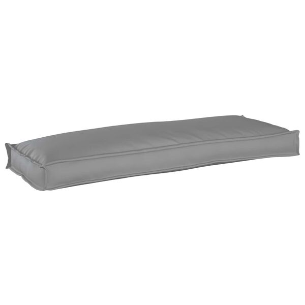 vidaXL Cuscino Grigio 110 x 40 x 8 cm Tessuto Oxford