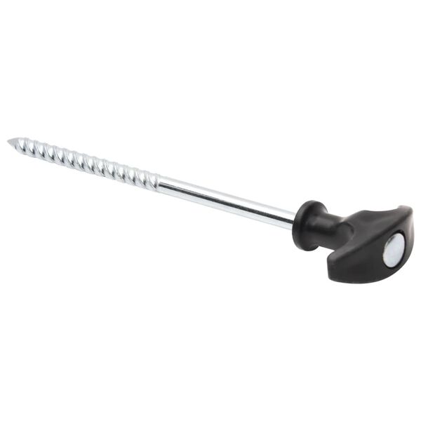 vidaXL Picchetti per Tenda 24 pz 20 cm Ø7 mm in Acciaio Zincato