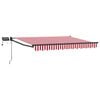 vidaXL Tenda retrattile manuale con LED 3 x 2,5 m
