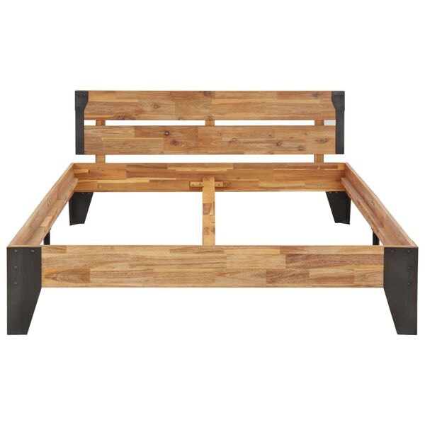 vidaXL Giroletto in Massello di Acacia Finitura Spazzolata 120x200 cm