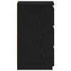 vidaXL Armadio da Notte con cassetto Rovere Nero 40 x 35 x 62,5 cm