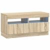 vidaXL Mobile TV LED Rovere Sonoma Legno ingegnerizzato