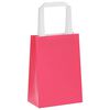 vidaXL Sacchetti di Carta 250 pz con Manici Rosa 15x8x21 cm