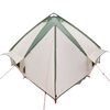 vidaXL Tenda Teepee con tetto Verde e Bianco 490 x 410 x 210 cm