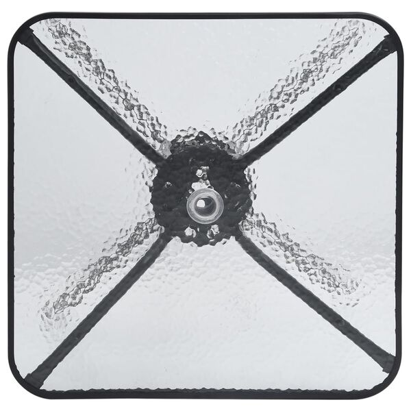 vidaXL Set Mobili da Pranzo per Giardino 3 pz Nero