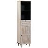 vidaXL Mobile da Bagno Bianco 38 x 33 x 160 cm Legno multistrato