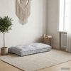 vidaXL Cuscino per Divano Pallet Grigio 120 x 80 x 12 cm Tessuto