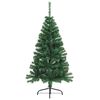vidaXL Albero di Natale artificiale con luci integrate Verde 120 cm