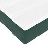 vidaXL Struttura del letto Verde Scuro 200 x 200 cm Tessuto