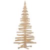 vidaXL Alberi di Natale Naturale 180 cm Legno di pino massello