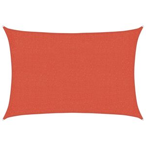 vidaXL Vela Parasole 160 g/m&sup2; Terracotta 2x2,5 m in HDPE