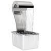 vidaXL Cascata da Giardino Acciaio Inox 304 54,5 x 34 x 83 cm Argento