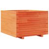 vidaXL Fioriera Giardino Marrone Cera 70x70x49,5cm Legno Massello Pino
