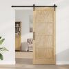 vidaXL Porta Interna ORKDAL Marrone 86 x 211 cm Legno compensato
