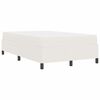 vidaXL Struttura del letto con materasso Crema 120 x 190 cm Tessuto