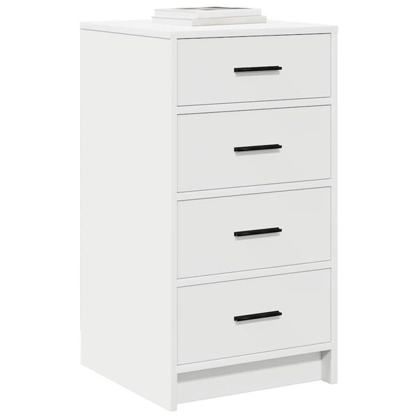 vidaXL Credenza con cassetto Bianco 40 x 41 x 75 cm Legno multistrato