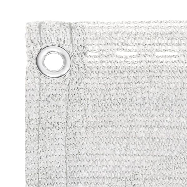 vidaXL Schermo Frangivista per Balcone Bianco 75x500 cm in HDPE