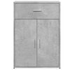 vidaXL Credenza Grigio Cemento 60x30x84 cm in Legno Multistrato