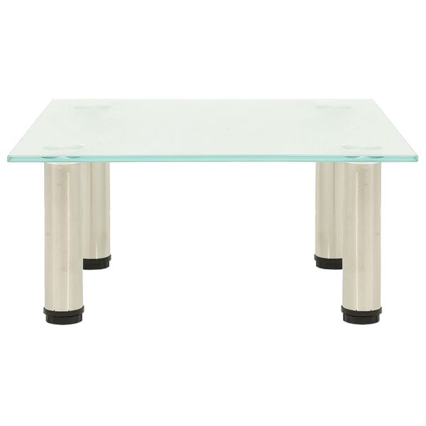 vidaXL Mobile Porta TV Glassato 40x35x17 cm in Vetro Temperato