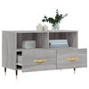 vidaXL Mobile Porta TV Grigio Sonoma 80x36x50 cm in Legno Multistrato