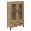 vidaXL Credenza Rovere artigianale 70 x 31 x 115 cm