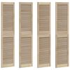 vidaXL Porta per Armadio con porta 4 pcs Naturale 170 x 2,1 x 39,5 cm