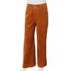 Pantaloni per Bambini in Velluto a Coste Cognac 116