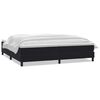 vidaXL Giroletto a Molle con Materasso Nero 200x220 cm in Velluto