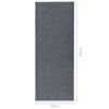 vidaXL Tappeto Corsia Acchiappa Polvere 100x300 cm Grigio