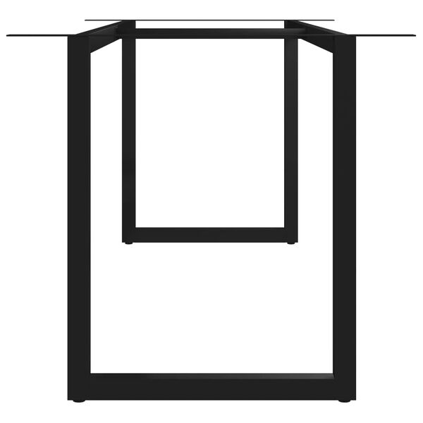 vidaXL Gambe per Tavolo da Pranzo con Struttura a O 200x80x72 cm