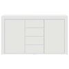 vidaXL Credenza con cassetto Bianco 120 x 36 x 69 cm Legno multistrato